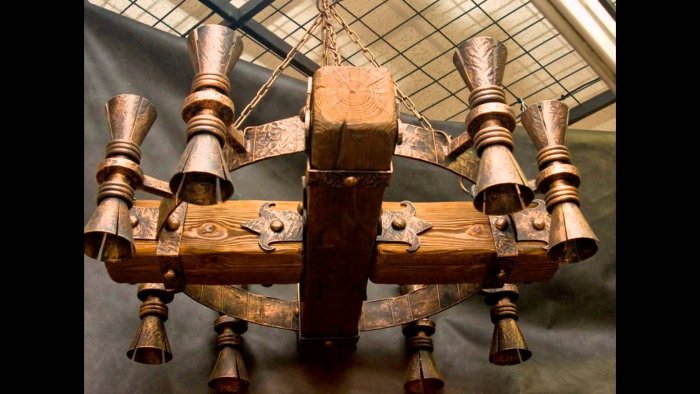 Светильник в стиле викингов