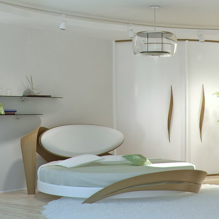 Круглая кровать gruppo 396