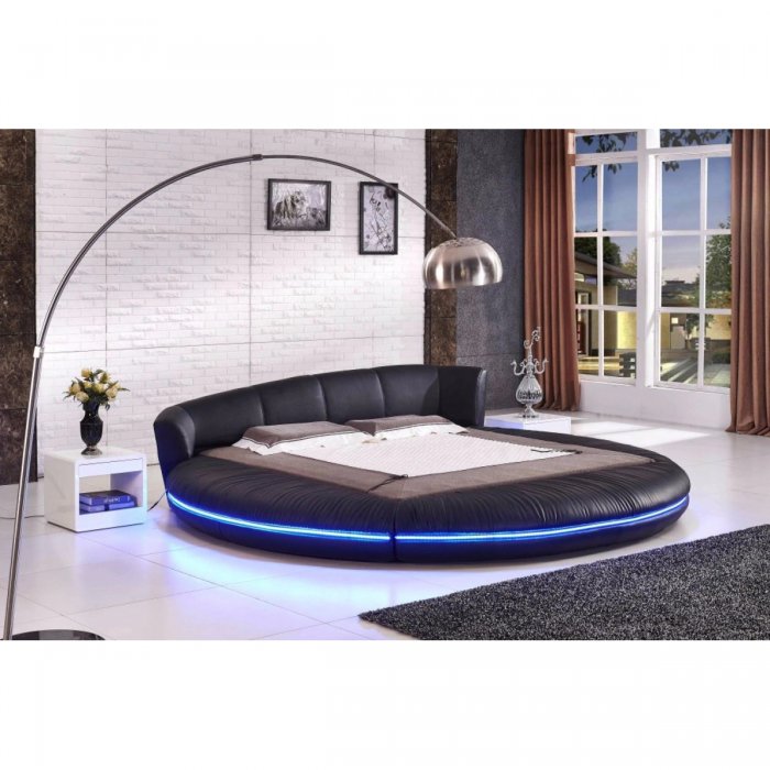 Круглая мягкая кровать