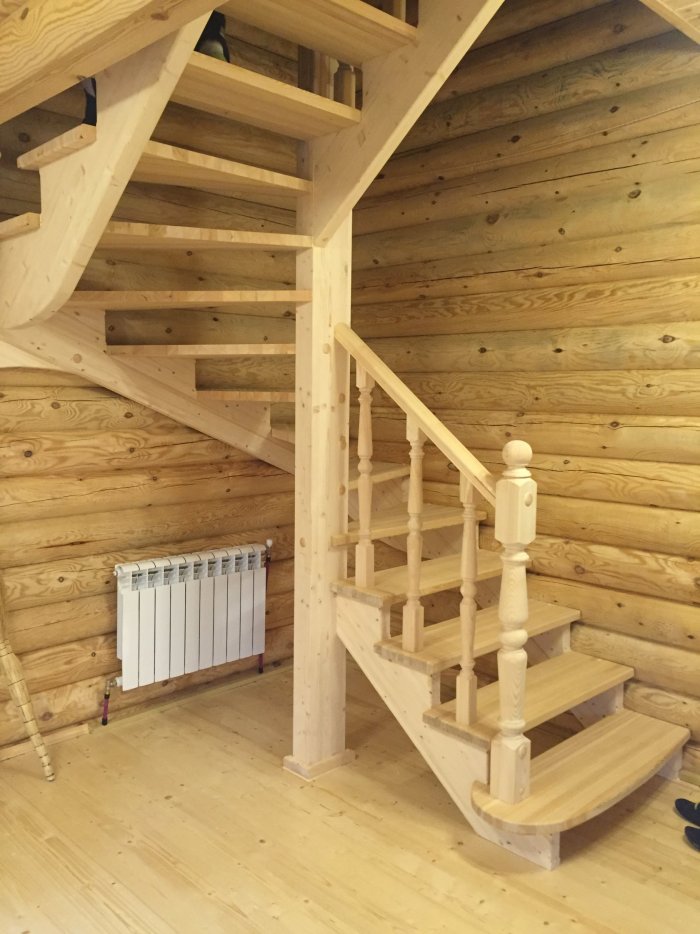 Деревянные мансардные лестницы