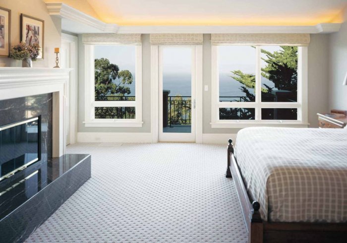 Узкие панорамные окна