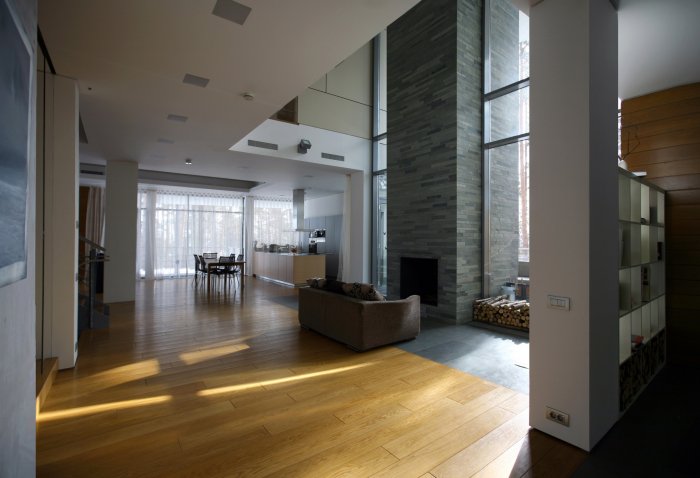 Атриум в коттедже