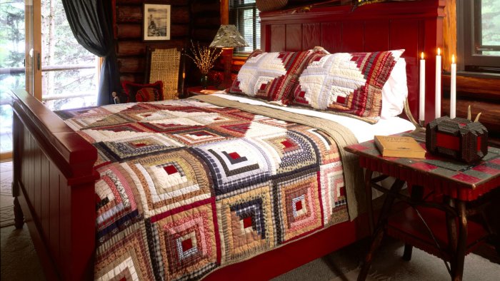 Лоскутное одеяло в интерьере