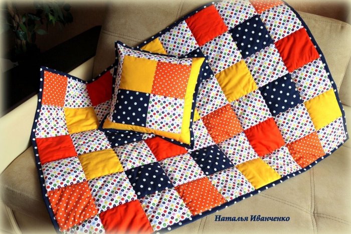 Одеяло из лоскутков