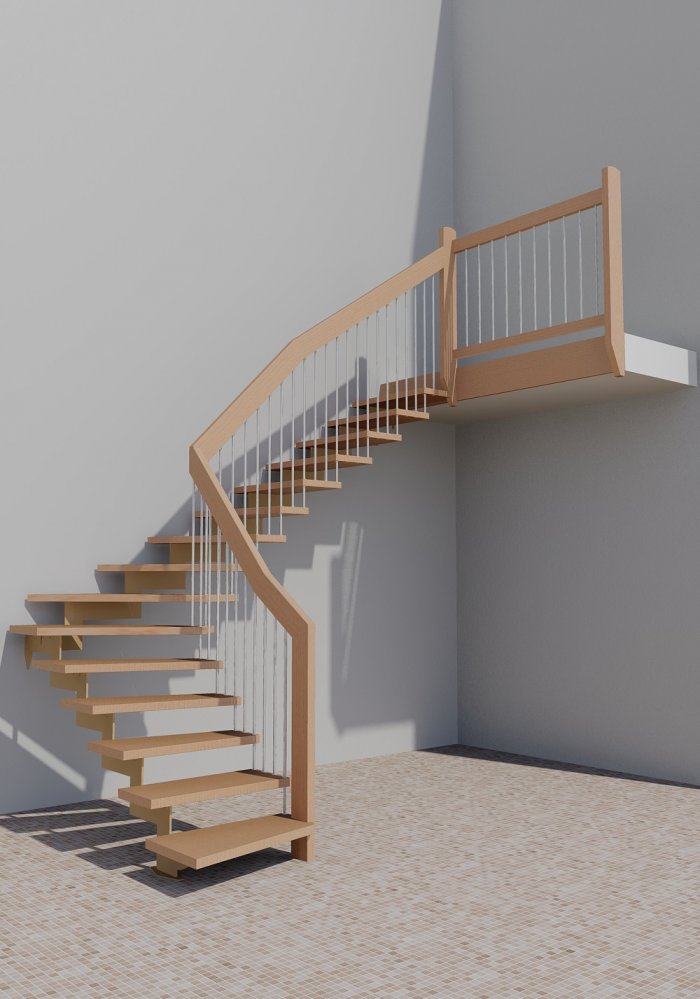 Лестница на больцах