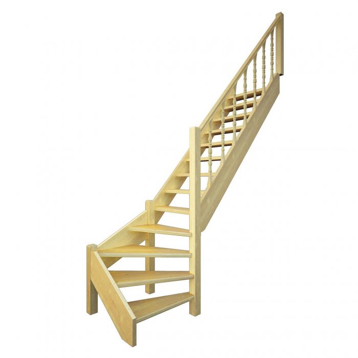 Лестница межэтажная лес-07-у хвоя