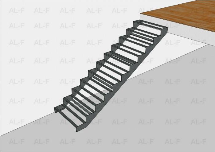 Каркас лестницы
