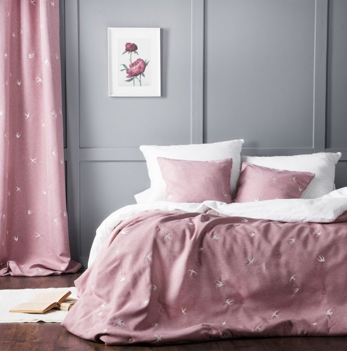 Покрывало шанти розовый