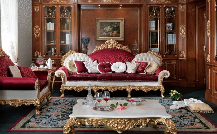 Мягкая мебель в стиле Барокко