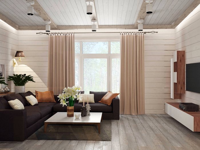 Дизайнерская отделка вагонкой