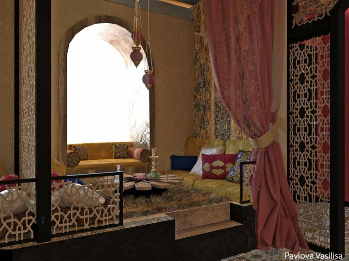 Таджикский стиль в интерьере