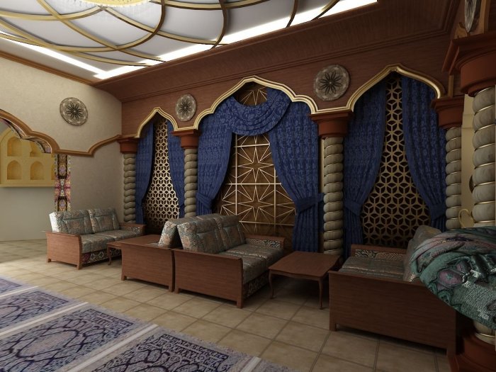 Шторы в Восточном стиле