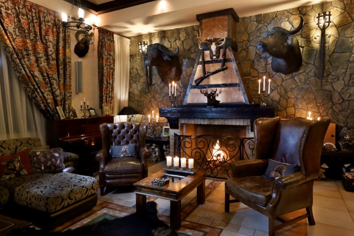 Домик в охотничьем стиле