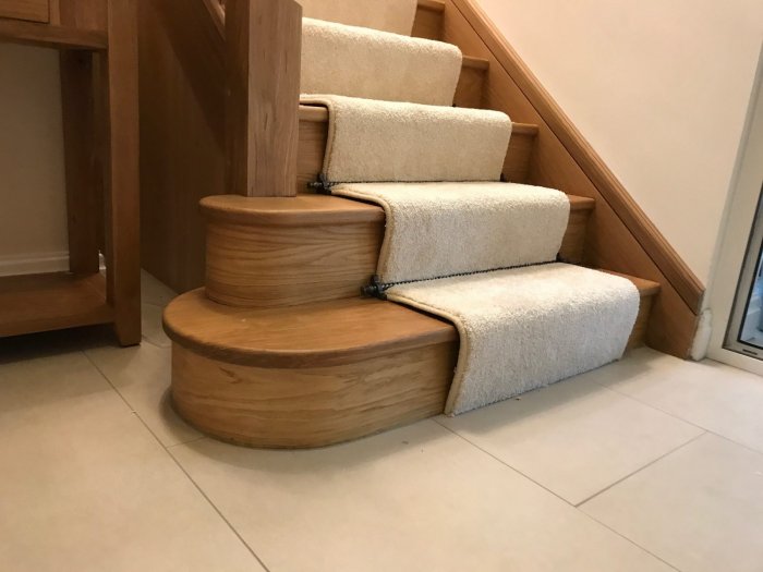 Обшить деревянную лестницу ламинатом