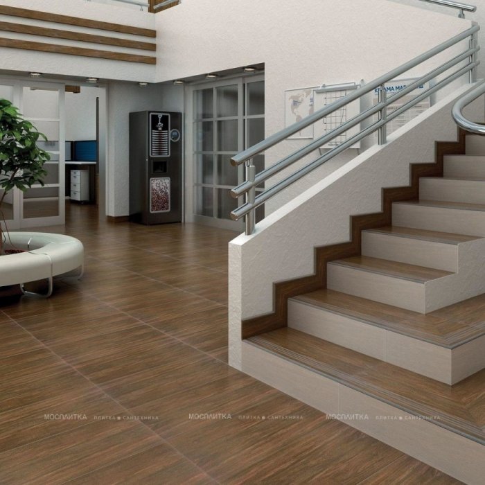 Линолеум на лестнице