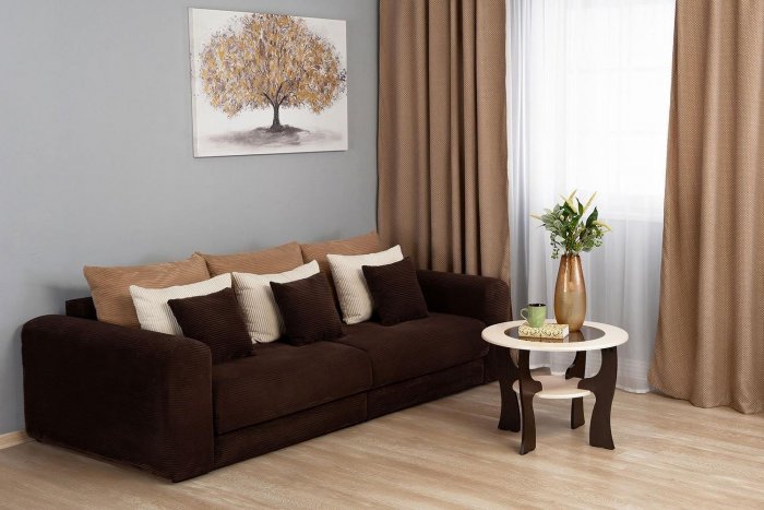 Hoff коричневый диван