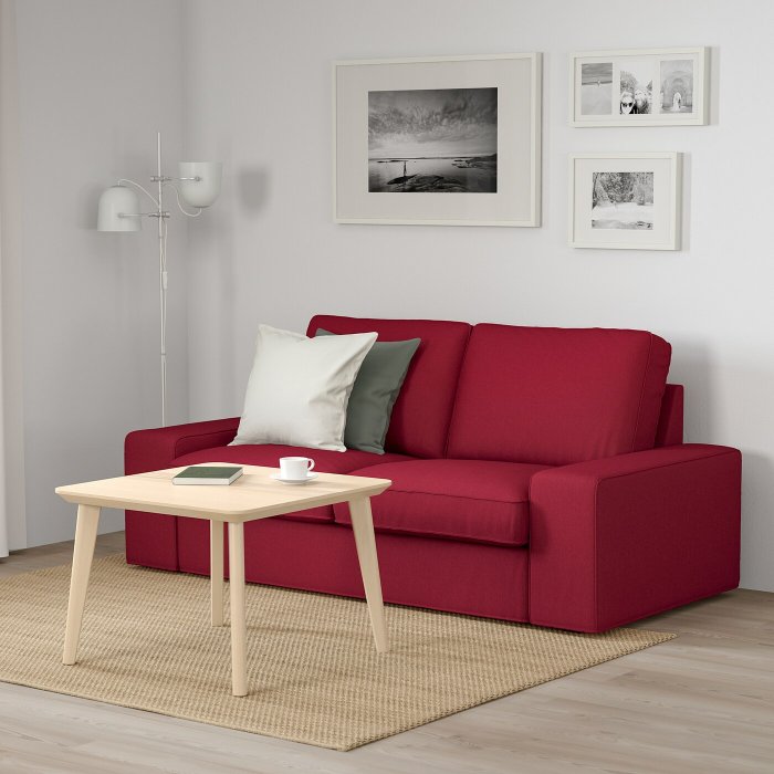 Терракотовый диван икеа