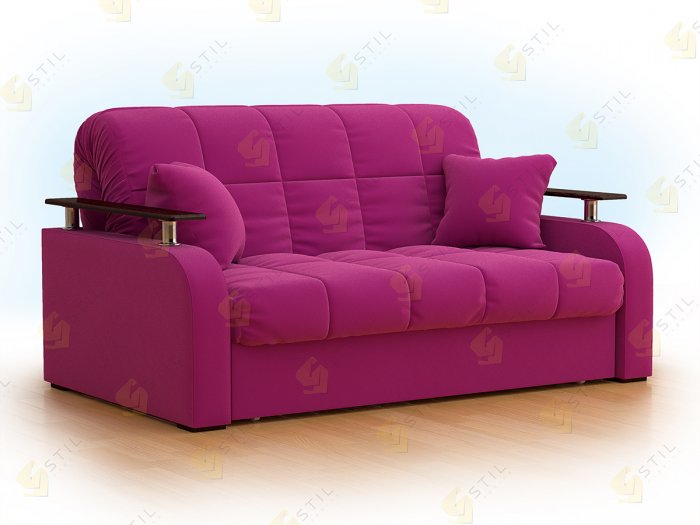 Диван аккордеон розовый