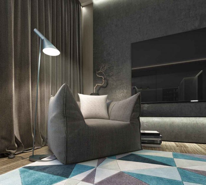 Кресло для интерьера в стиле минимализма