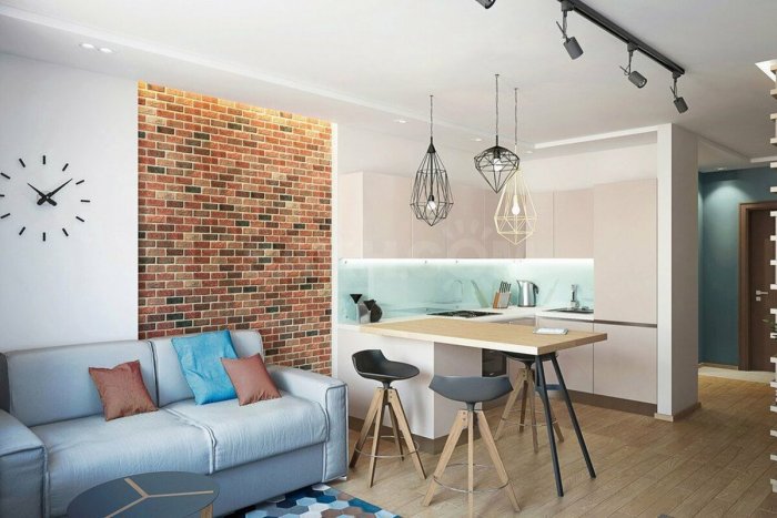 Дизайнерская квартира студия