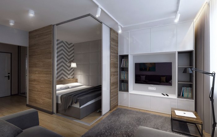 Дизайн однокомнатной кв