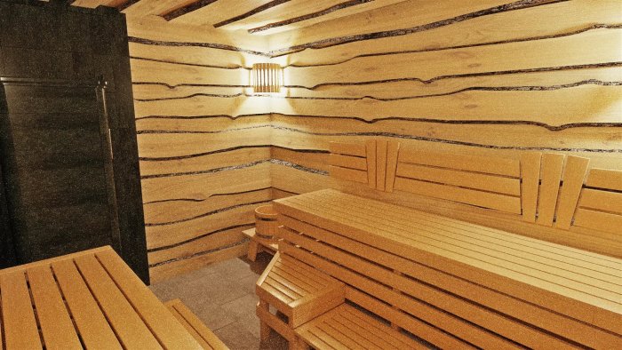 Парилка из необрезной доски
