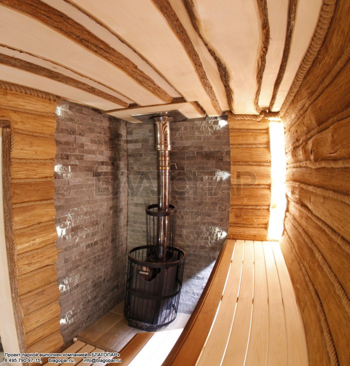 Отделка парилки