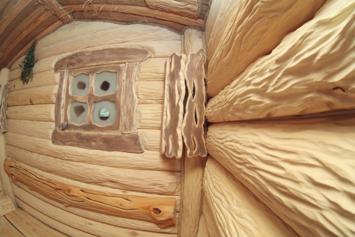 Липовый блок-Хаус с лыком