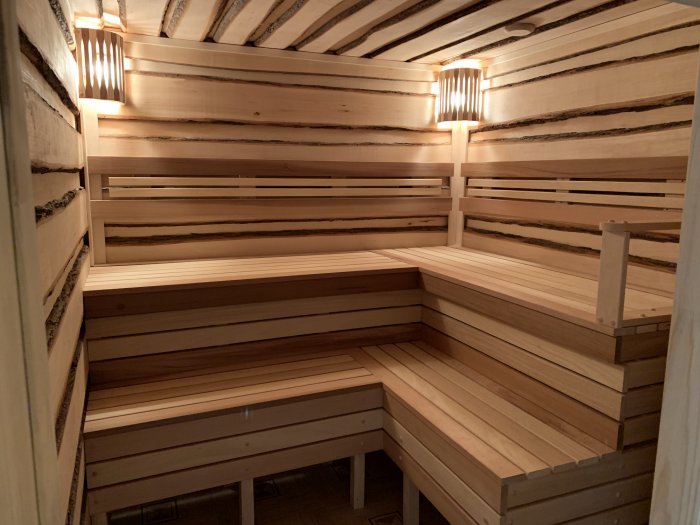Отделка парной в бане