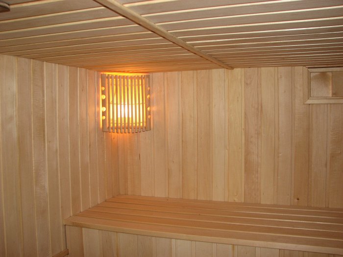Обшить баню внутри доской