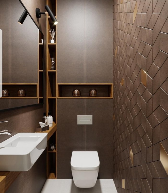 Стильный туалет