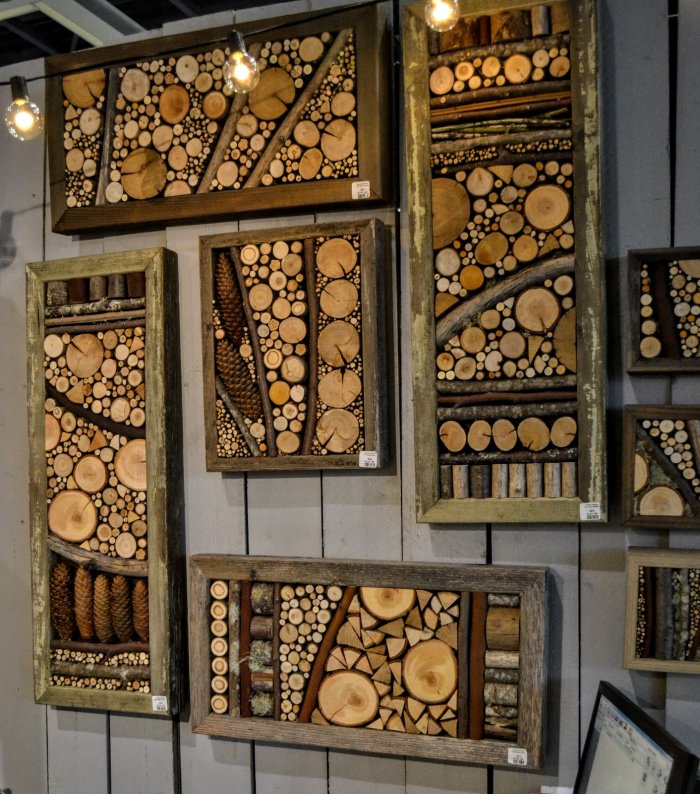 Деревянные украшения на стену