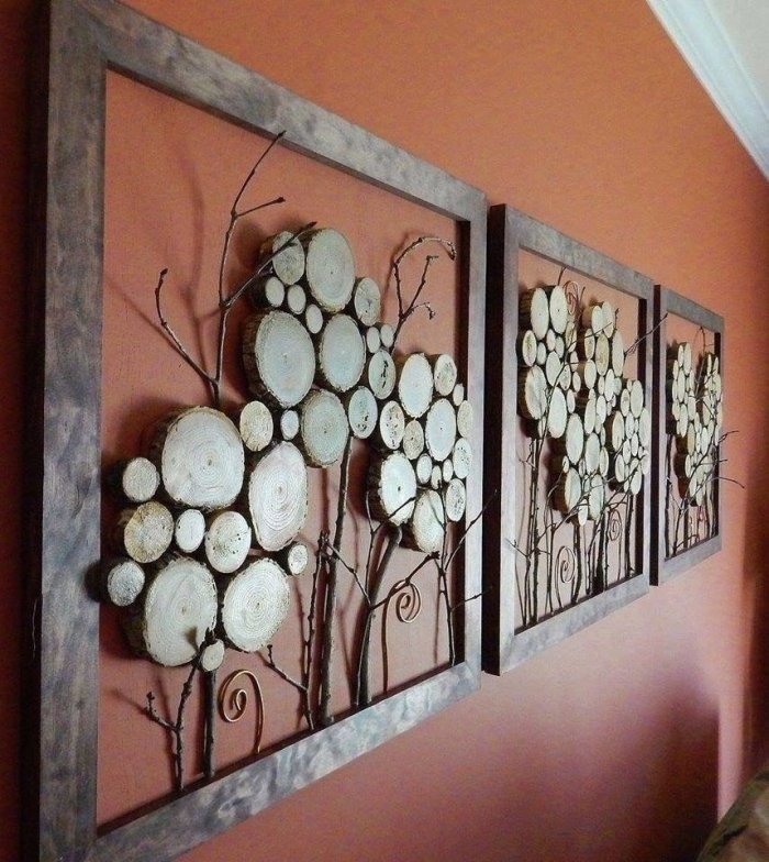 Оригинальный декор стен