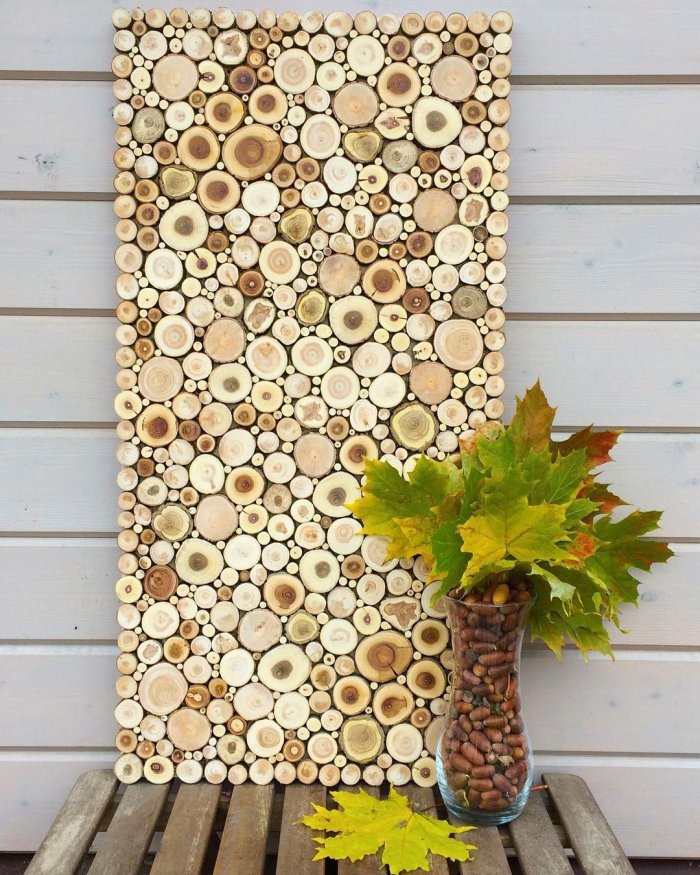 Спилы дерева для декора