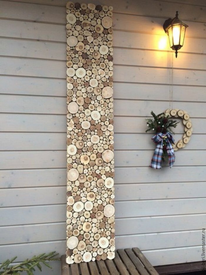 Деревянные украшения на стену