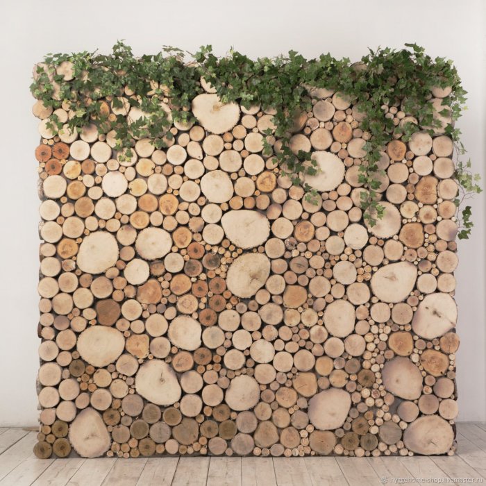 Спилы дерева для декора