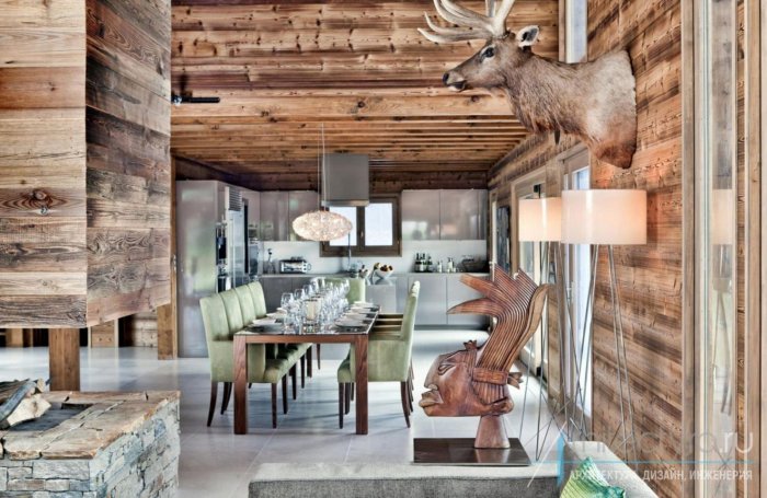 Охотничий Шале интерьер