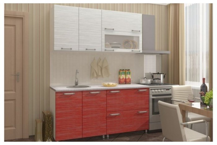 Кухня Техно-1 дуб сонома