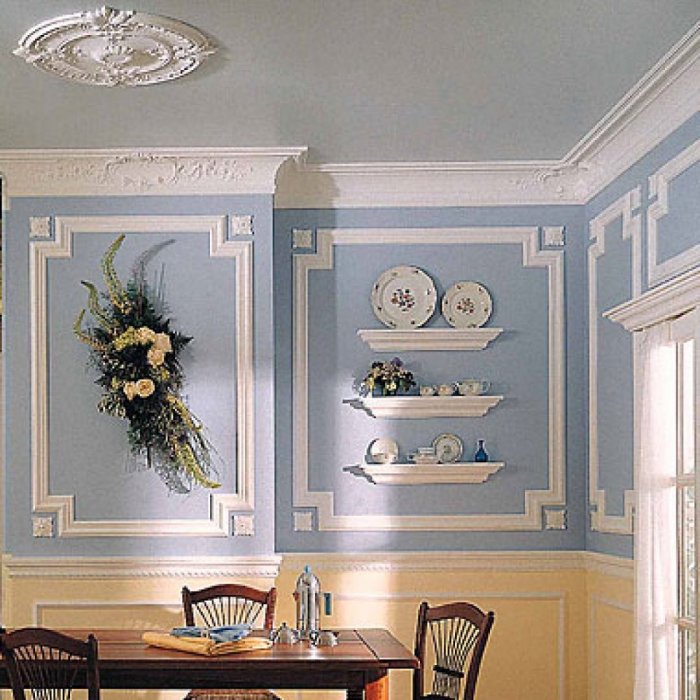 Молдинги на стенах