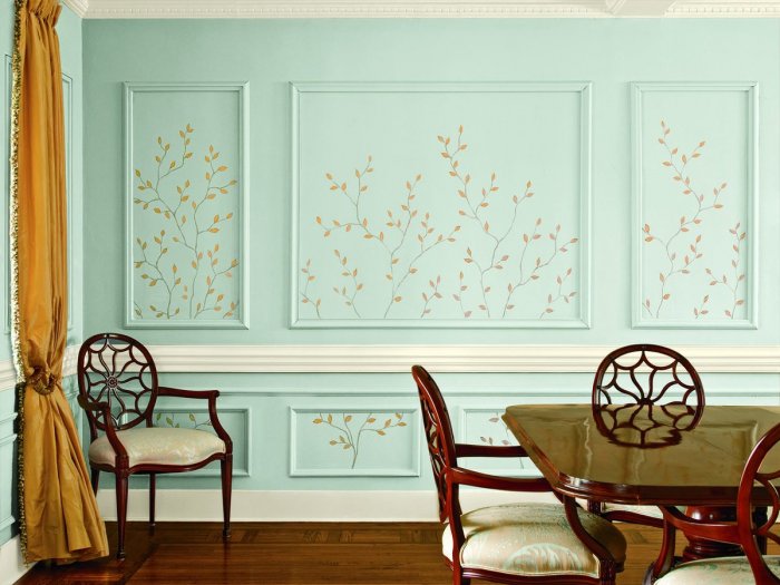 Молдинг настенный в интерьере