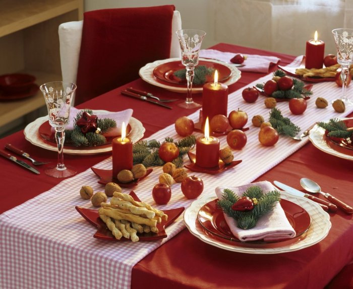 Новогодний стол