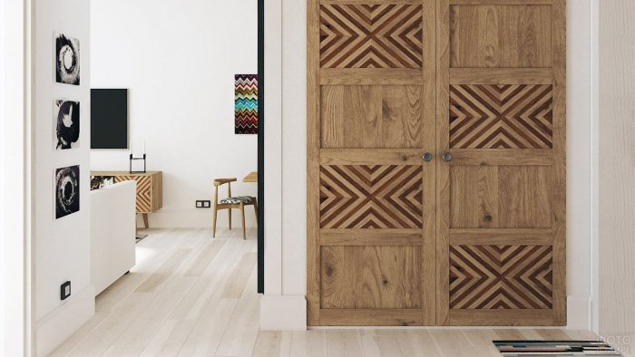 Шкаф купе в скандинавском стиле