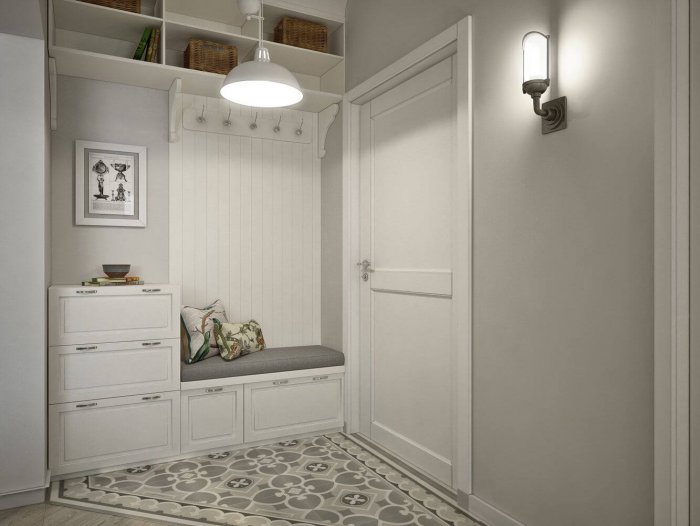 Прихожая белая Сканди
