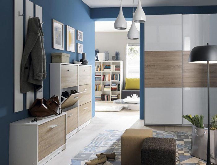 Прихожая Блэк Рэд Уайт