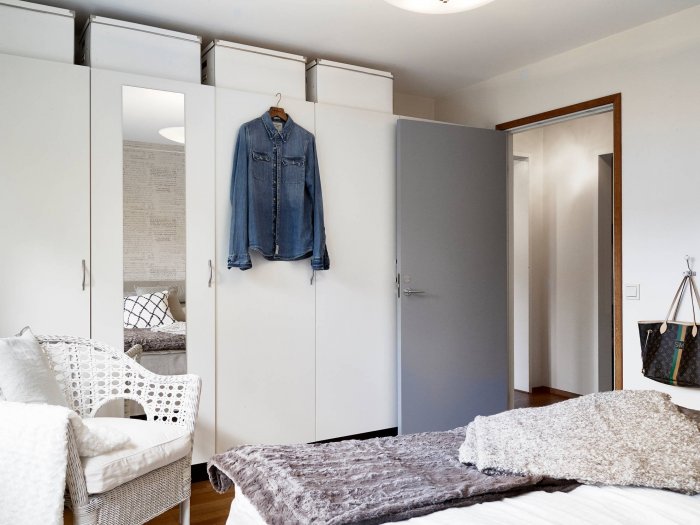 Шкаф купе в скандинавском стиле