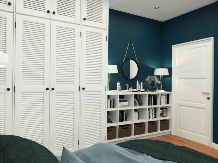 Плательный шкаф в скандинавском стиле