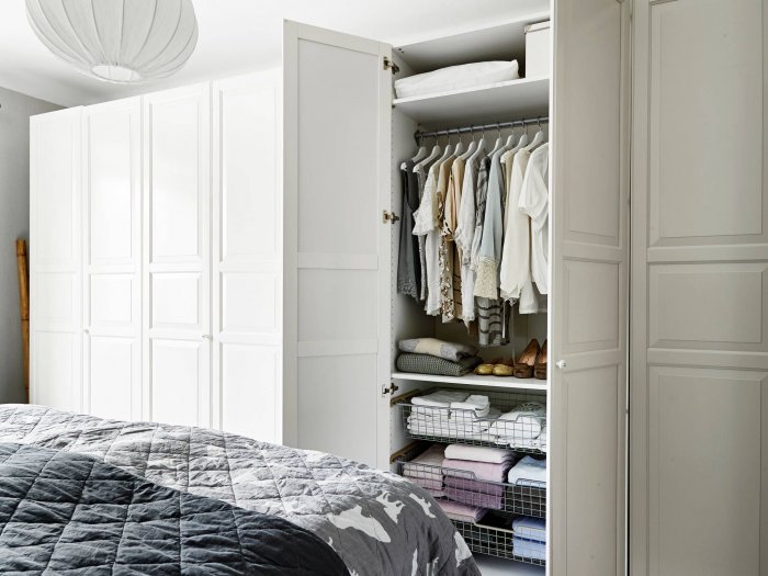 Шкаф купе в скандинавском стиле