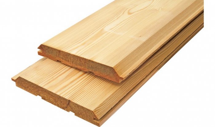 Имитация бруса лиственница Экстра