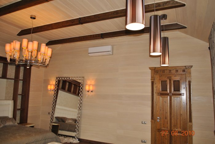 Фальшбалки на имитации бруса