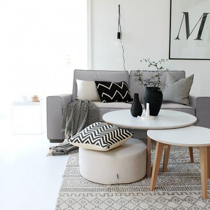 Ковер в скандинавском интерьере